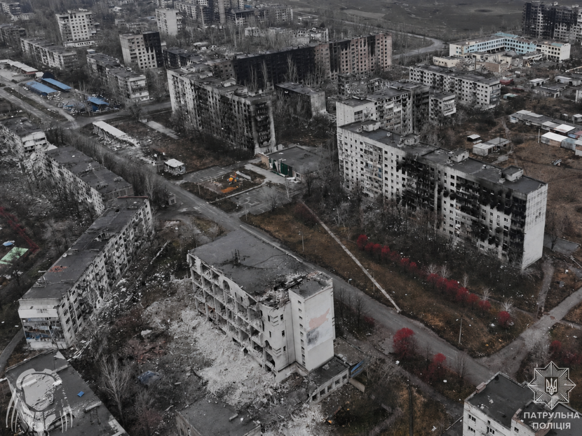 Разрушенная Константиновка, Украина